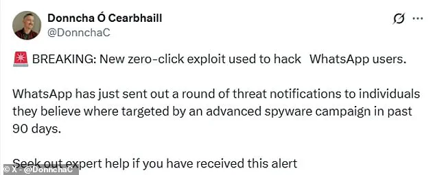 WhatsApp Glitch Exposes iPhone Users to Cyberattacks, Experts Warn of Urgent Need to Update App