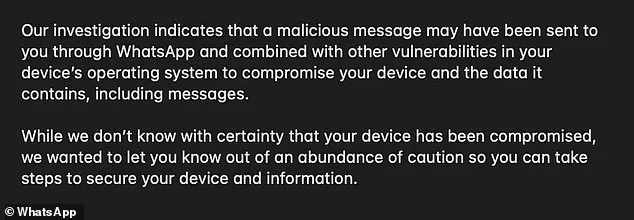 WhatsApp Glitch Exposes iPhone Users to Cyberattacks, Experts Warn of Urgent Need to Update App