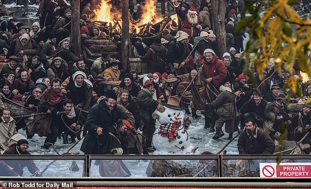 Controversial Christmas Mural in Kingston Sparks Public Ridicule Amid Failed Celebration Efforts