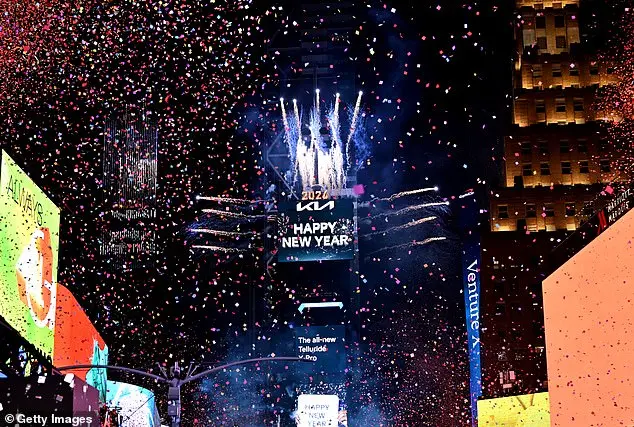 Thousands Gather in Times Square for New Year's Eve Celebration as 2025 Begins