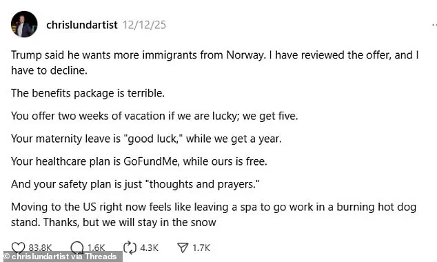 Donald Trump's December 9, 2025, Rally Remarks on Immigration and Nordic Nations Spark Debate