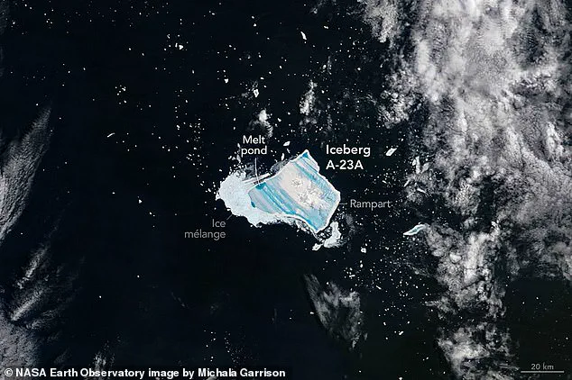 World's Largest Iceberg Turns Bright Blue as Scientists Sound Alarm Over Imminent Disintegration