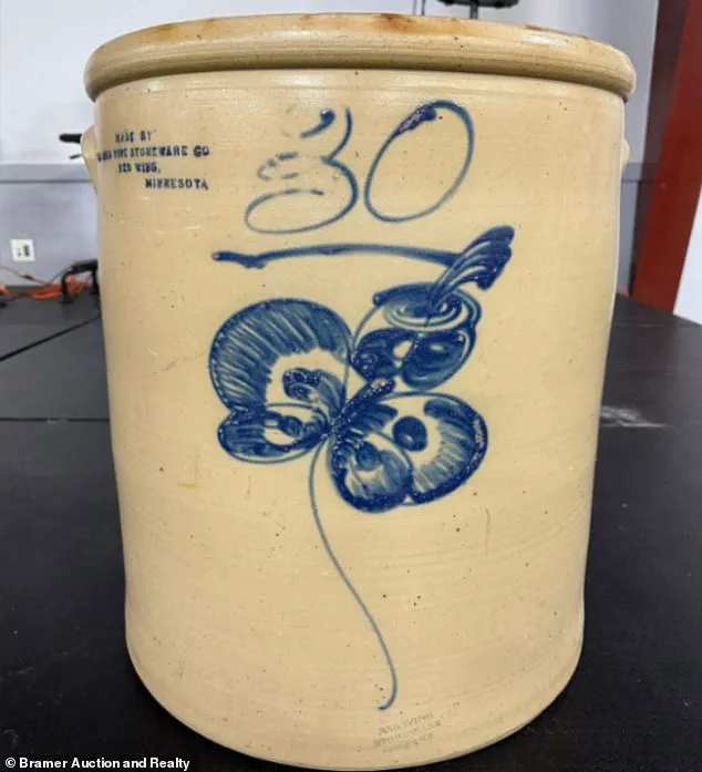 Unassuming Relic on Nebraska Porch Revealed as Rare Red Wing Stoneware Treasure
