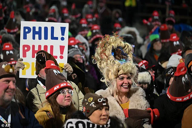 Punxsutawney Phil Sees Shadow, Predicts Six More Weeks of Winter at 139th Annual Groundhog Day Ceremony