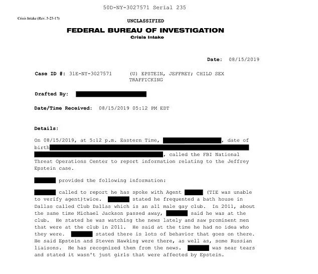DOJ Releases Epstein Files with Unverified Claims, Allegations Against Prince Andrew