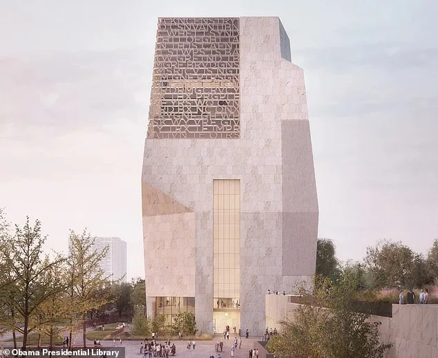Critics Slam Obama Presidential Center's Design, Calling Engraved Text a 'Headache-Inducing' Eyesore