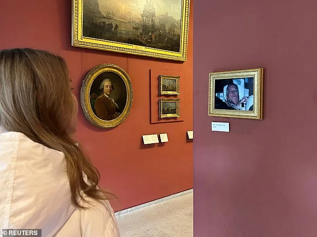 Provocative Display of Andrew Mountbatten-Windsor's Arrest Photo at Louvre by Everyone Hates Elon Activists