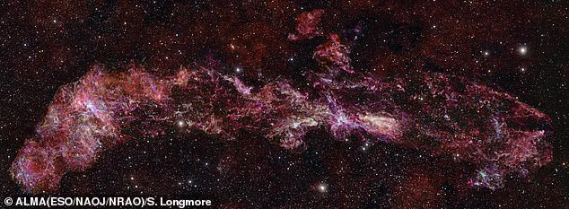 ALMA Captures Largest Ever Image of Milky Way's Core, Unveiling Chemical Complexity of the Central Molecular Zone