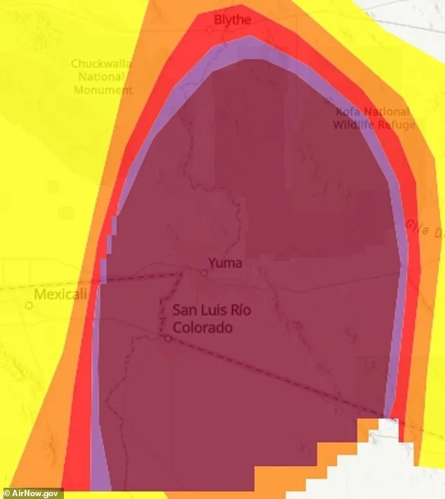 Toxic Air Plume Blankets Arizona and California, EPA Warns of Health Crisis
