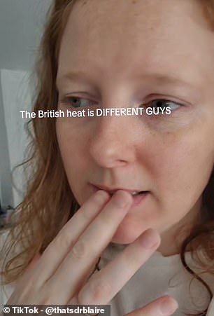 Brits sweat in mild UK heat while Americans and Australians remain dry.
